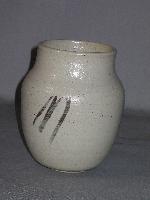 Vase - White with Minimal Striping