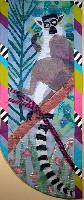 Untitled (Banner with Ring-tailed Monkey)