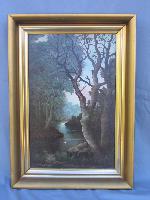 Landscape (Trees, River)