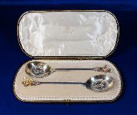 Pair of Hallmark Silver Spoons