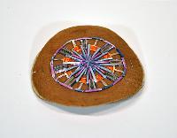 Bark and Porcupine Quill Medallion