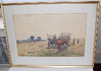 Field with Work Horse