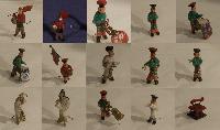 Funeral and Wedding Procession Figures