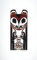 Haida Bear and Human Totem