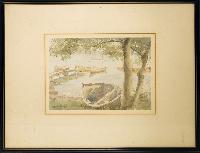 Untitled (Bayside with Boats)