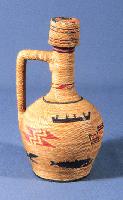 Untitled (Basketry Covered Bottle)