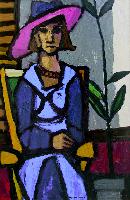 Woman with Hat (Portrait of Charlotte Bates)