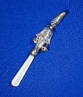 English Silver Child's Rattle