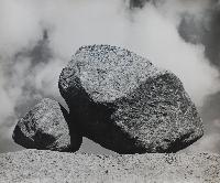 A Couple But Not a Pair of Boulders on a Cliff Edge, Southern Norway
