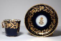 Sevres Napoleon III Tea Cup and Saucer