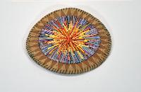 Bark and Porcupine Quill Medallion