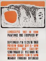 Exhibit Poster: Landscapes 1961 to 1968