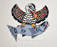 Eagle and Salmon