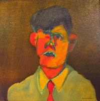 Untitled (Abstract portrait of a boy with tie)