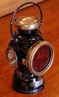 Brass car lamp