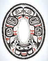 Haida Argillite Plate Design - Reproduction