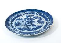 Untitled (Blue Chinese Plate)
