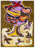 Untitled (Fruit Bowl and Figures)
