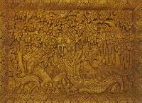 Untitled (Balinese Figure in a Forest Scene)