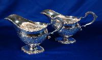 Pair of English Silver Sauceboats
