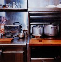 Grill With Pots And Toaster