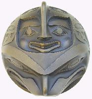 The Happy Blowhole (Bronze casting of the yellow cedar carving entitled The Happy Blowhole 1992 in the Vancouver Art Gallery collection)
