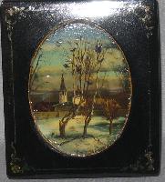 Russian Paper Mache Snuff Box