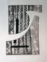 Untitled (Abstract with Arrows and Tread Marks)