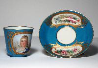 Sevres Louis XVI Tea Cup and Saucer