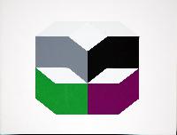 Untitled (Geometric Quadrants)