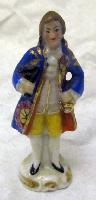 Chelsea figurine; Gentleman with backpack
