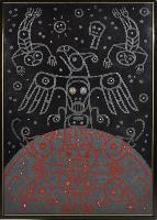 Untitled (Thunderbird and Figures)