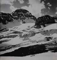 Glacier and Rock with Lone Man - Kootenay National Park