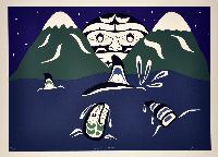 Killer Whales and Moon