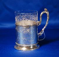 Russian Silver Cup Holder