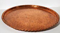 Untitled (Beaten CopperTray and Stand)