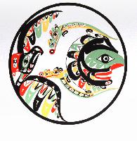 Drum Design Thunderbird Lightning Snake And Moon