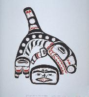 Tlingit Killer Whale And Rock