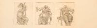 Untitled (Three Warrior Figures)
