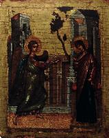 Mariae Verkündigung Byzantinische, Um 1400