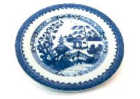 Untitled (Blue and White Willow Pattern Charger)