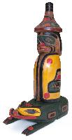 Kwakwaka' wakw Chief and Frog