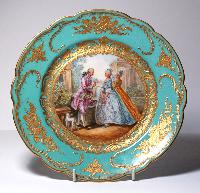 Early Sevres Rococo Plate