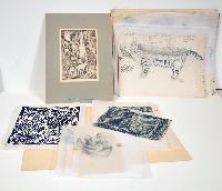 Untitled (Manilla Folder and Drawings)