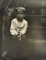 Blonde Boy on Steps
