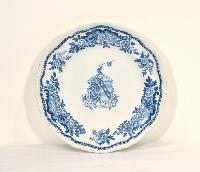 Blue and White Copeland Armorial Plate