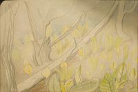 Untitled (Yellow Lilies With River)