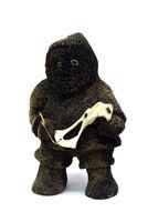 Figure Holding Bone