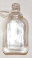 Small glass bottle