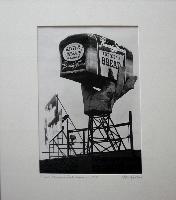 Giant Hand and Loaf, atop the Mother Hubbard Bakery, 9th and Arbutus, Vancouver, B. C., February 1973